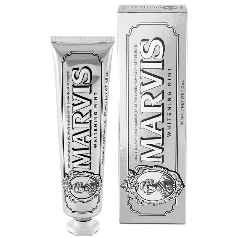 Marvis Whitening Mint – Dentifrice Blanchissant à la Menthe 85 ml